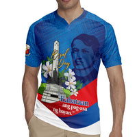 Philippines Rizal Day Rugby Jersey Filipino Motto Stella Polynesian Pattern LT14 - Polynesian Pride