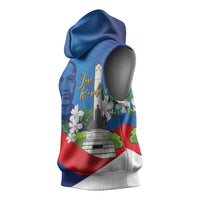 Philippines Rizal Day Sleeveless Hoodie Filipino Motto Stella Polynesian Pattern LT14 - Polynesian Pride