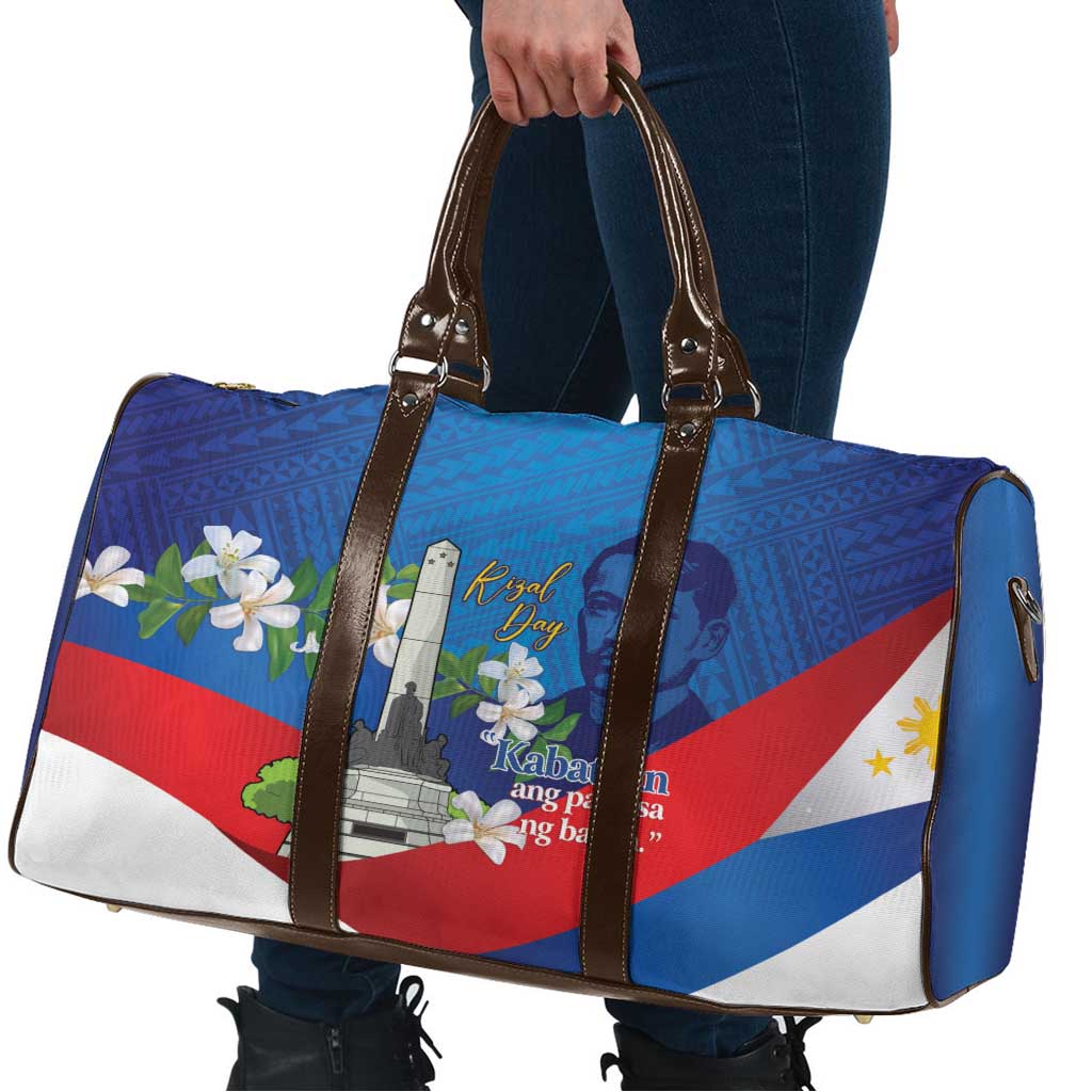 Philippines Rizal Day Travel Bag Filipino Motto Stella Polynesian Pattern LT14 - Polynesian Pride