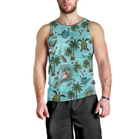 Aloha Hawaii Surfing Tropical Seamless Men Tank Top LT14 - Polynesian Pride