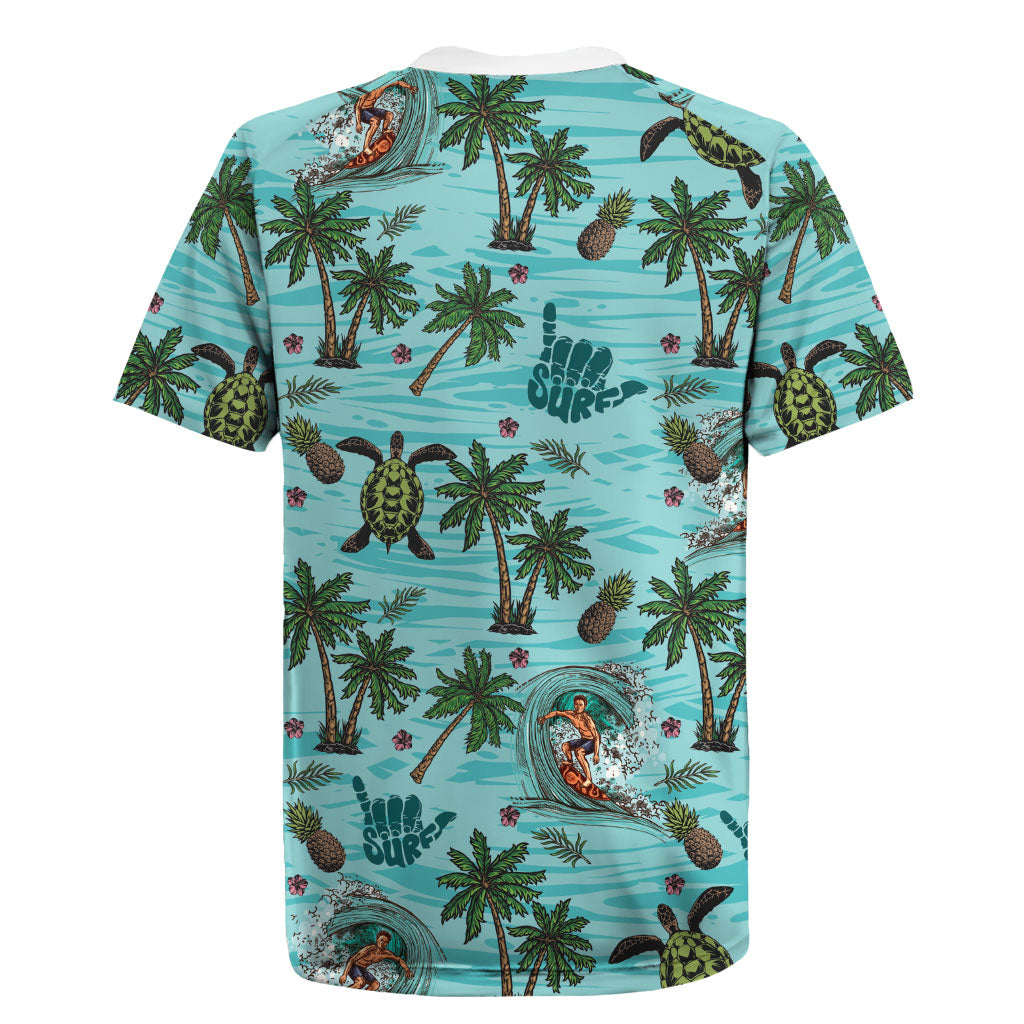 Aloha Hawaii Surfing Tropical Seamless Rugby Jersey LT14 - Polynesian Pride
