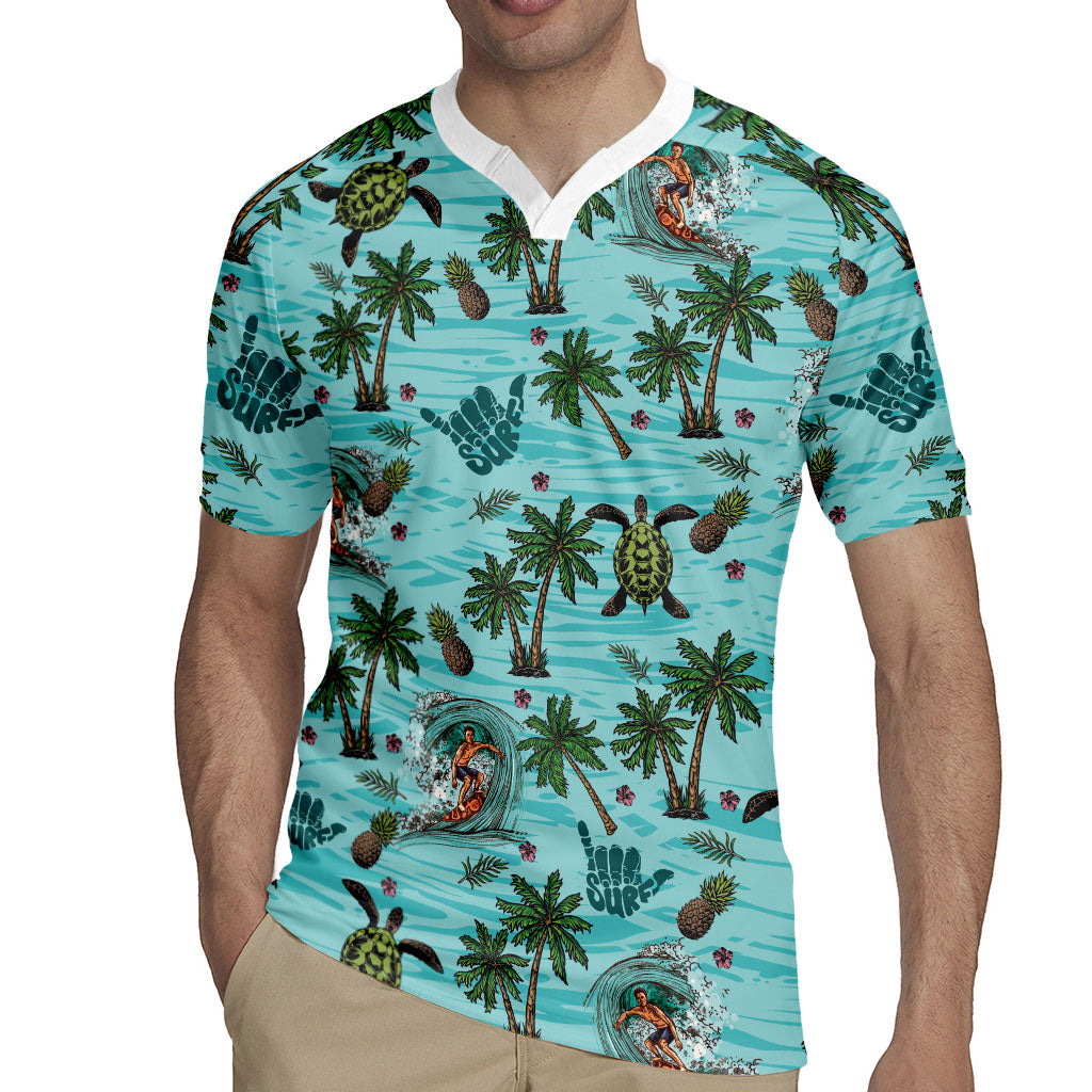 Aloha Hawaii Surfing Tropical Seamless Rugby Jersey LT14 - Polynesian Pride