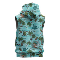 Aloha Hawaii Surfing Tropical Seamless Sleeveless Hoodie LT14 - Polynesian Pride