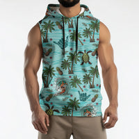 Aloha Hawaii Surfing Tropical Seamless Sleeveless Hoodie LT14 - Polynesian Pride