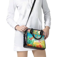 Surfing Paradise Hawaii Shoulder Handbag Tropical Flowers Beachy Vibes LT14 - Polynesian Pride