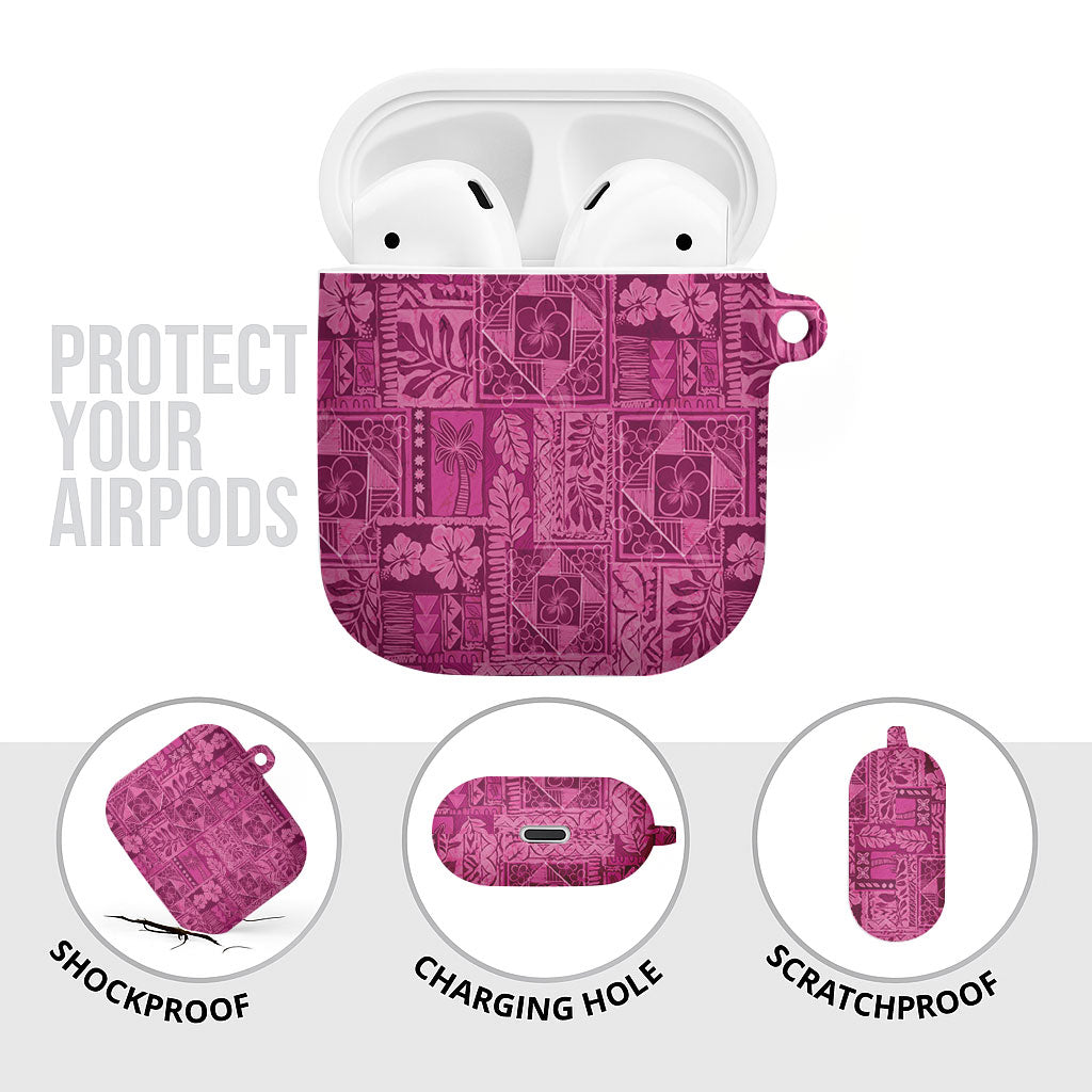 Hawaii Rainforest Beach Tropical Flowers AirPods Case LT14 - Polynesian Pride