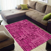 Hawaii Rainforest Beach Tropical Flowers Area Rug LT14 - Polynesian Pride