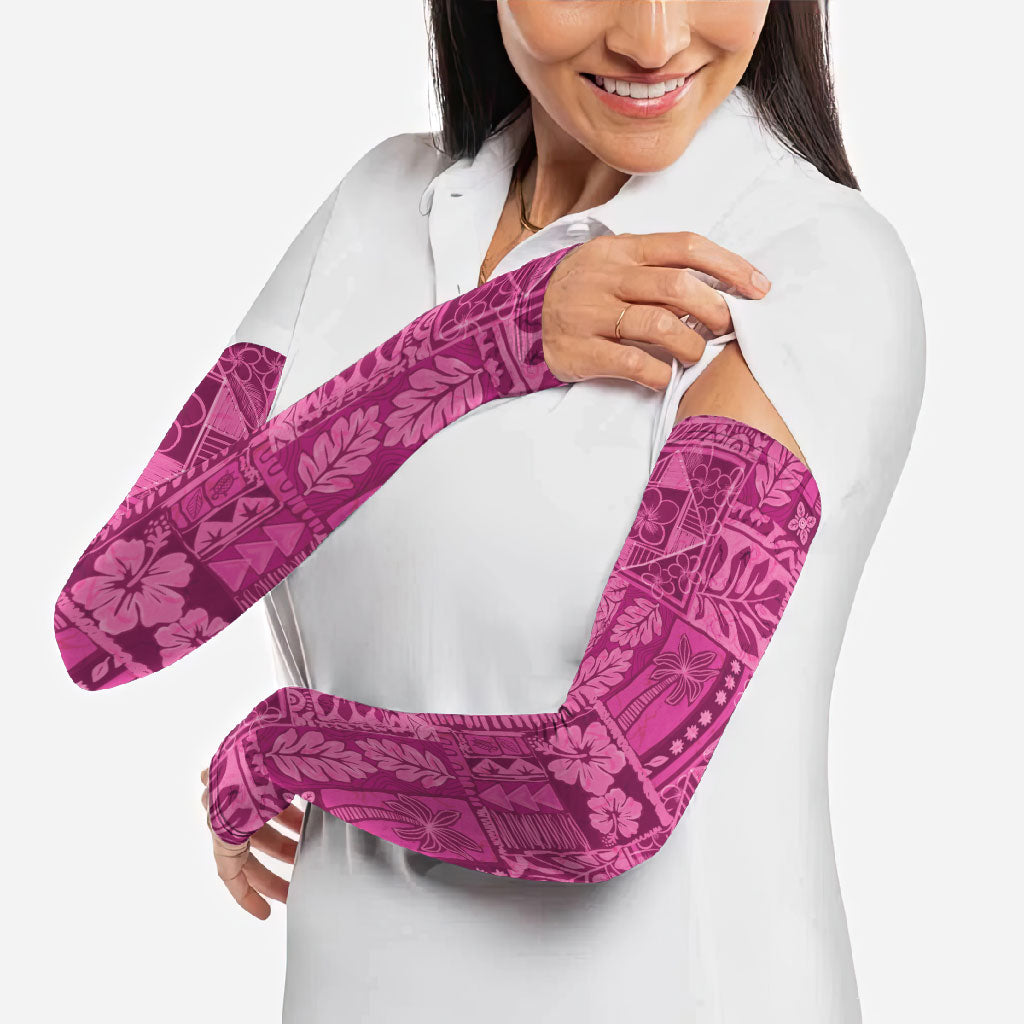 Hawaii Rainforest Beach Tropical Flowers Arm Sleeves LT14 - Polynesian Pride