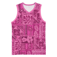Hawaii Rainforest Beach Tropical Flowers Basketball Jersey