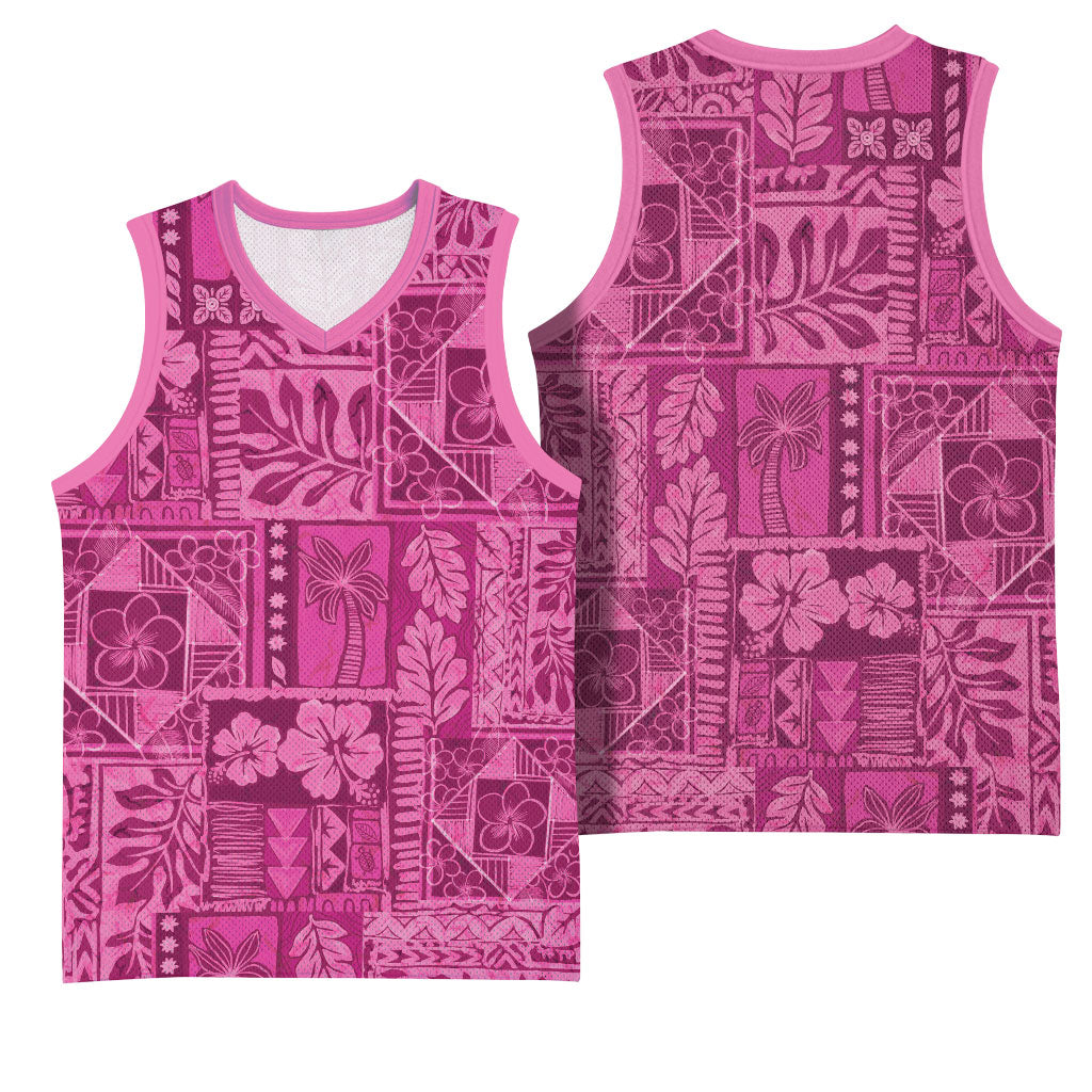 Hawaii Rainforest Beach Tropical Flowers Basketball Jersey
