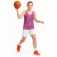 Hawaii Rainforest Beach Tropical Flowers Basketball Jersey