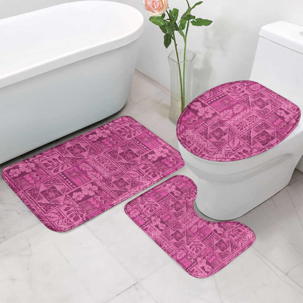 Hawaii Rainforest Beach Tropical Flowers Bathroom Set