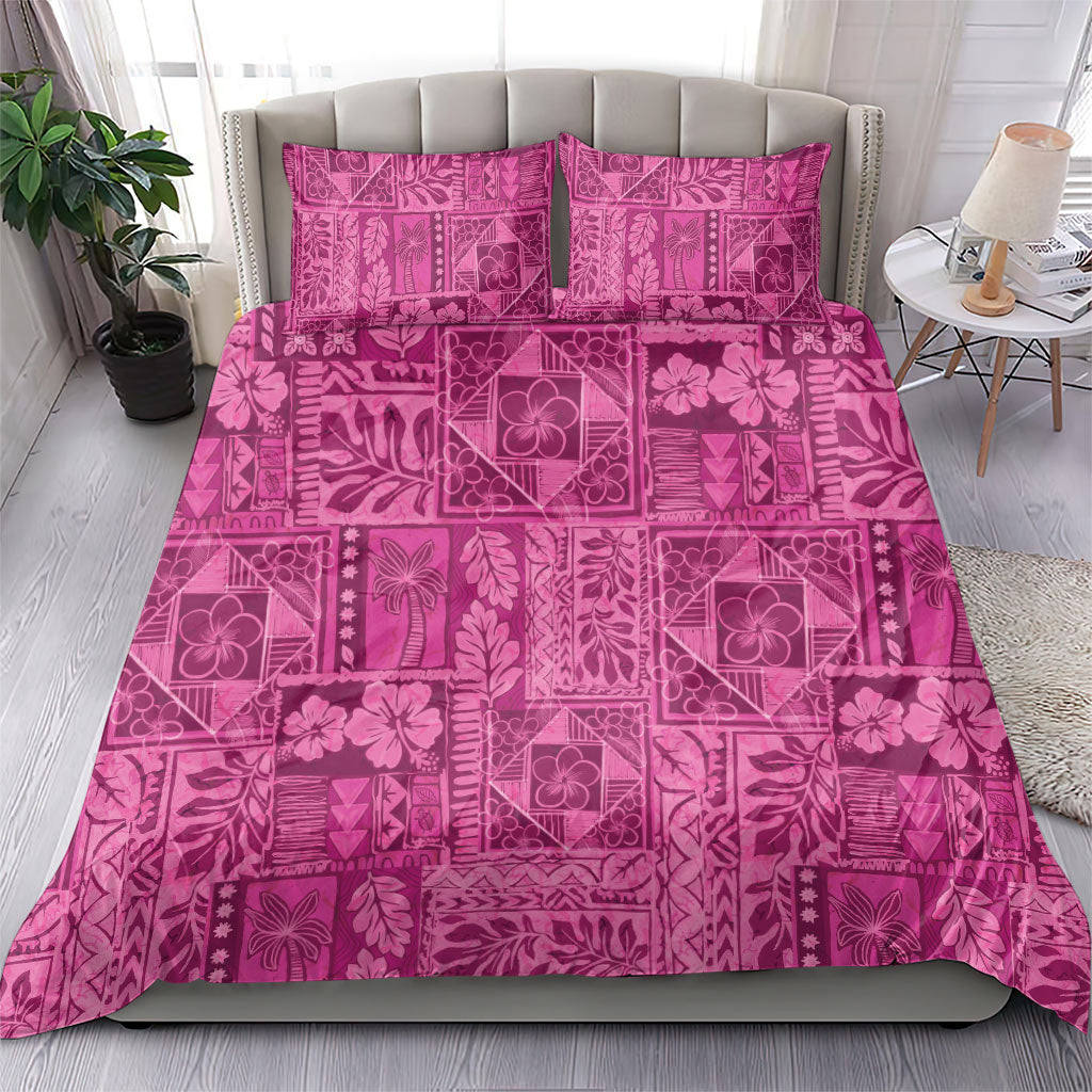 Hawaii Rainforest Beach Tropical Flowers Bedding Set