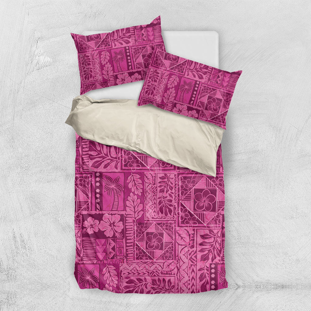 Hawaii Rainforest Beach Tropical Flowers Bedding Set