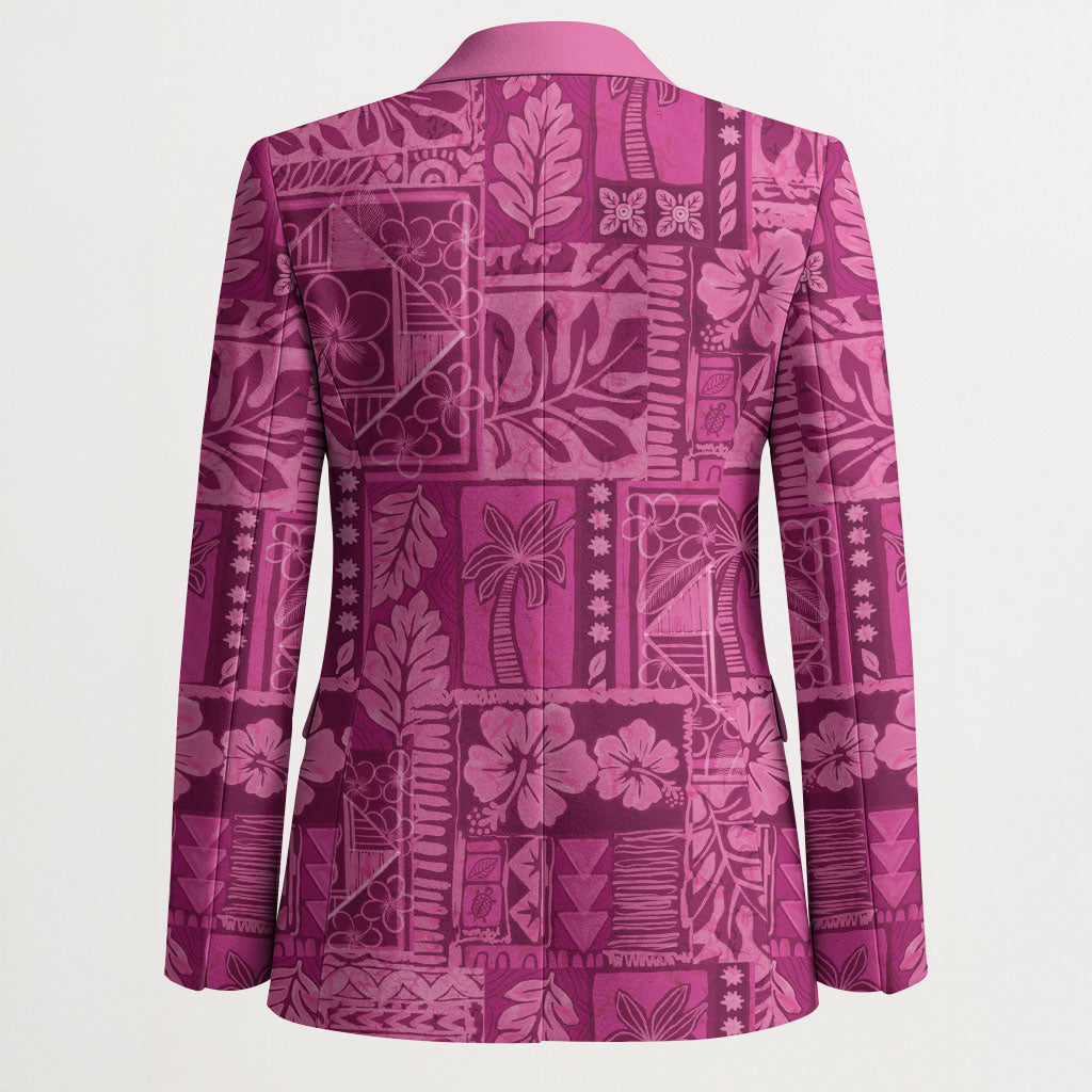 Hawaii Rainforest Beach Tropical Flowers Blazer