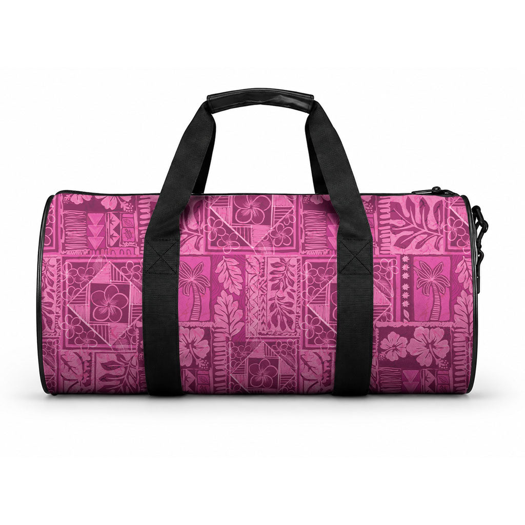 Hawaii Rainforest Beach Tropical Flowers Duffle Bag LT14 One size Pink - Polynesian Pride