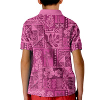 Hawaii Rainforest Beach Tropical Flowers Kid Polo Shirt LT14 - Polynesian Pride