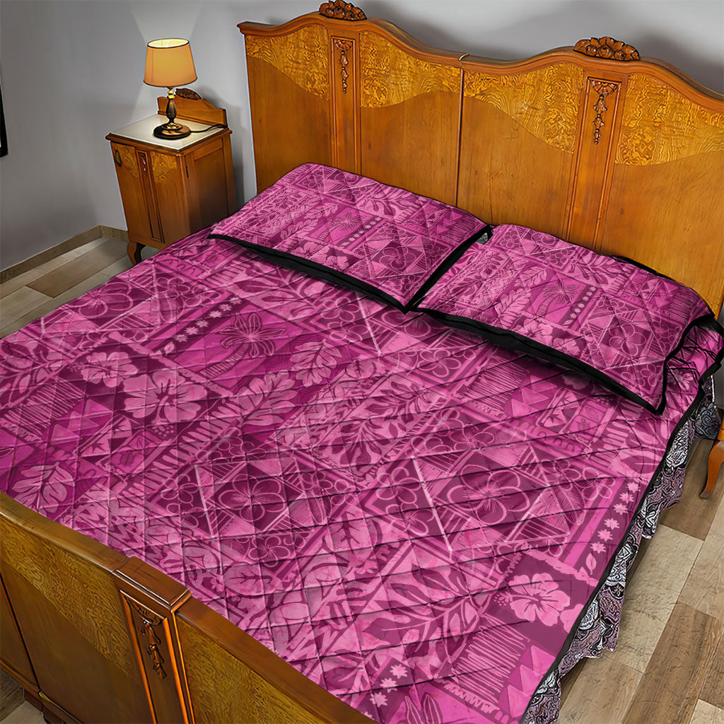 Hawaii Rainforest Beach Tropical Flowers Quilt Bed Set LT14 - Polynesian Pride