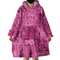 Hawaii Rainforest Beach Tropical Flowers Wearable Blanket Hoodie LT14 - Polynesian Pride