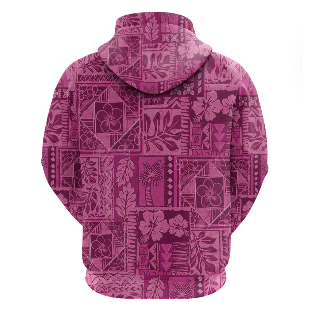 Hawaii Rainforest Beach Tropical Flowers Zip Hoodie LT14 - Polynesian Pride