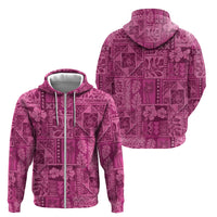Hawaii Rainforest Beach Tropical Flowers Zip Hoodie LT14 - Polynesian Pride