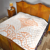 New Zealand Manta Ray Tattoo Quilt Aotearoa Maori Haehae Orange LT14 - Polynesian Pride