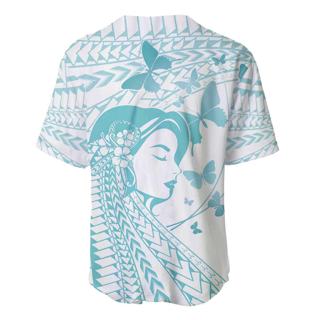 Polynesia Cervical Cancer Awareness Month Baseball Jersey Polynesian Women Faith Hope Love! LT14 - Polynesian Pride