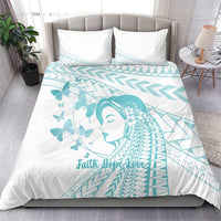 Polynesia Cervical Cancer Awareness Month Bedding Set Polynesian Women Faith Hope Love! LT14 - Polynesian Pride