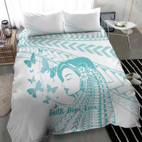 Polynesia Cervical Cancer Awareness Month Bedding Set Polynesian Women Faith Hope Love! LT14 - Polynesian Pride
