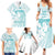 Polynesia Cervical Cancer Awareness Month Family Matching Summer Maxi Dress and Hawaiian Shirt Polynesian Women Faith Hope Love!