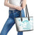 Polynesia Cervical Cancer Awareness Month Leather Tote Bag Polynesian Women Faith Hope Love!