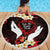 Polynesia AIDS Awareness Month Beach Blanket Take The Rights Path Polynesian Pattern