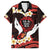 Polynesia AIDS Awareness Month Family Matching Short Sleeve Bodycon Dress and Hawaiian Shirt Take The Rights Path Polynesian Pattern