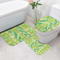 Aloha Hawaii Tuberose Lei Bathroom Set Tropical Vibes Green Color LT14 - Polynesian Pride