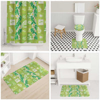 Aloha Hawaii Tuberose Lei Bathroom Set Tropical Vibes Green Color LT14 - Polynesian Pride