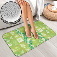 Aloha Hawaii Tuberose Lei Bathroom Set Tropical Vibes Green Color LT14 - Polynesian Pride