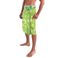 Aloha Hawaii Tuberose Lei Lavalava Tropical Vibes Green Color LT14 - Polynesian Pride
