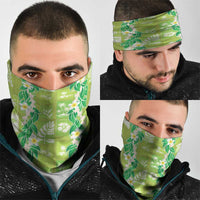 Aloha Hawaii Tuberose Lei Neck Gaiter Tropical Vibes Green Color LT14 - Polynesian Pride