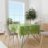 Aloha Hawaii Tuberose Lei Tablecloth Tropical Vibes Green Color LT14 - Polynesian Pride