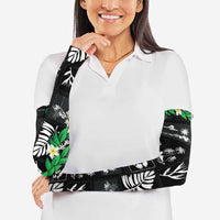 Aloha Hawaii Tuberose Lei Arm Sleeves Tropical Vibes Black Color LT14 - Polynesian Pride