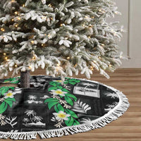 Aloha Hawaii Tuberose Lei Tree Skirt Tropical Vibes Black Color LT14 - Polynesian Pride