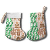 Aloha Hawaii Palaka Tuberose Lei Christmas Stocking Hawaiian Quilt Seamless Style LT14 - Polynesian Pride