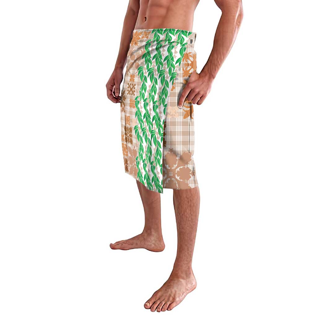 Aloha Hawaii Palaka Tuberose Lei Lavalava Hawaiian Quilt Seamless Style LT14 - Polynesian Pride