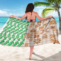 Aloha Hawaii Palaka Tuberose Lei Sarong Hawaiian Quilt Seamless Style LT14 - Polynesian Pride