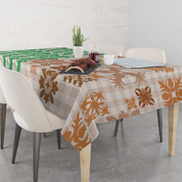 Aloha Hawaii Palaka Tuberose Lei Tablecloth Hawaiian Quilt Seamless Style LT14 - Polynesian Pride