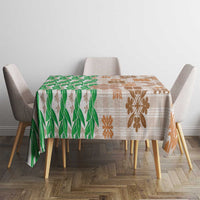 Aloha Hawaii Palaka Tuberose Lei Tablecloth Hawaiian Quilt Seamless Style LT14 - Polynesian Pride