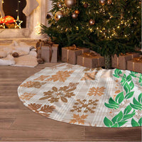 Aloha Hawaii Palaka Tuberose Lei Tree Skirt Hawaiian Quilt Seamless Style LT14 - Polynesian Pride
