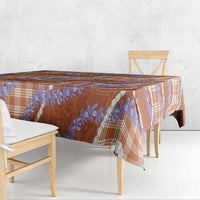 Orange Hawaii Palaka Honohono Pikake Tablecloth Hawaiian Orchid Lei Polynesian Pattern LT14 - Polynesian Pride