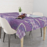 Purple Hawaii Palaka Honohono Pikake Tablecloth Hawaiian Orchid Lei Polynesian Pattern LT14 - Polynesian Pride