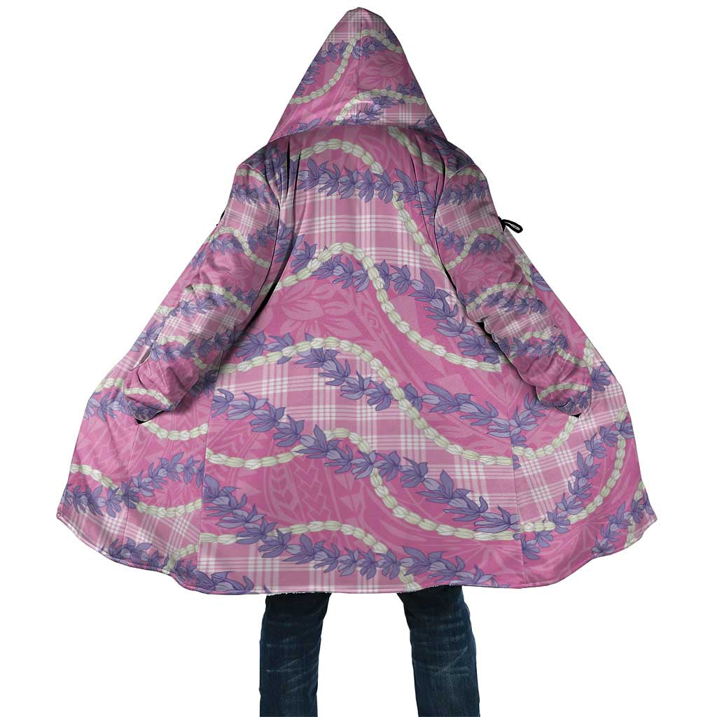 Pink Hawaii Palaka Honohono Pikake Cloak Hawaiian Orchid Lei Polynesian Pattern LT14 Unisex Pink - Polynesian Pride
